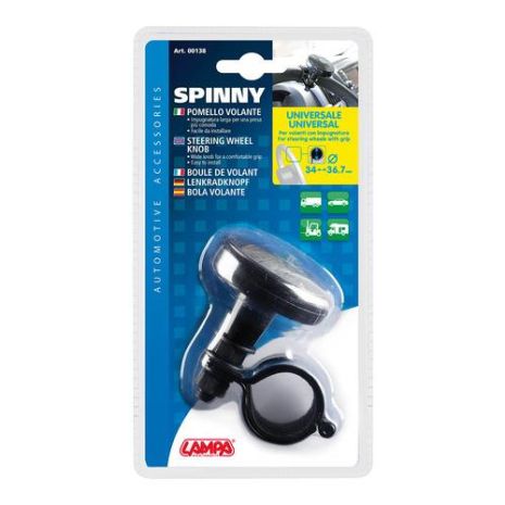 ΤΕΜΠΕΛΗΣ ΤΙΜΟΝΙΟΥ ΜΑΥΡΟ ΧΡΩΜΑ SPINNY Auto Moto Tyres 