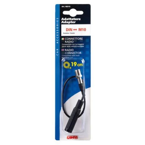 ΑΝΤΑΠΤΟΡΑΣ ΚΕΡΑΙΑΣ DIN/M10 (ΑΠΟ ΘΗΛΥΚΟ ΣΕ ΑΡΣΕΝΙΚΟ) Auto Moto Tyres 