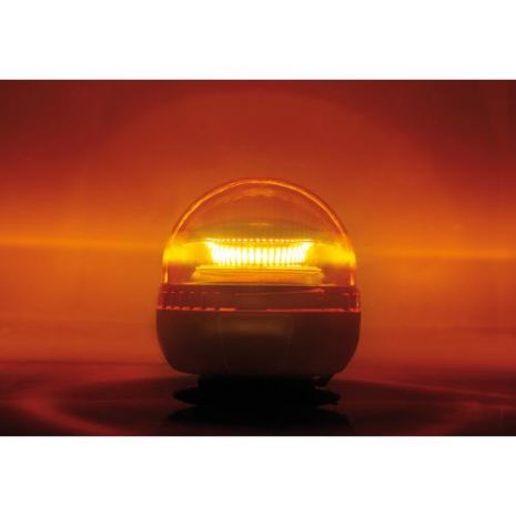 ΦΑΡΟΣ ΜΑΓΝΗΤΙΚΟΣ+ΒΕΝΤΟΥΖΑ RL-11 9-30V+230V ΕΠΑΝΑΦΟΡΤΙΖΟΜΕΝΟΣ ΠΟΡΤΟΚΑΛΙ 45 LED ΜΕ ΣΠΙΡΑΛ 380cm (128x140mm) Auto Moto Tyres 
