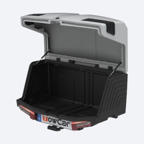 ΜΠΑΓΚΑΖΙΕΡΑ ΚΟΤΣΑΔΟΡΟΥ 400 LT TOWBOX V3 ARCTIC WHITE (ΛΕΥΚΟ) ΜΕ LED ΦΑΝΑΡΙΑ Auto Moto Tyres 