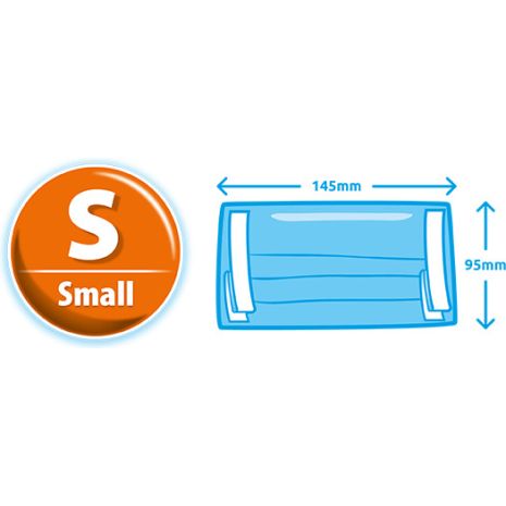 ΜΑΣΚΑ ΠΡΟΣΤΑΤΕΥΤΙΚΗ ΧΕΙΡΟΥΡΓΙΚΟΥ ΤΥΠΟΥ ΜΙΑΣ ΧΡΗΣΗΣ ΜΕΓΑ SMALL 5ΤΕΜ. Auto Moto Tyres 