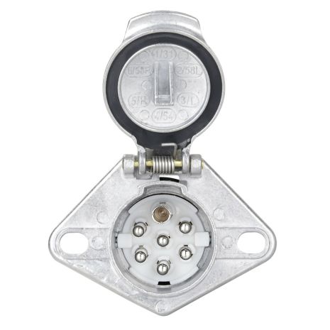 ΠΡΙΖΑ ΚΟΤΣΑΔΟΡΟΥ ΜΕΤΑΛΛΙΚΗ ΑΣΗΜΙ 24S 24V 7PIN ISO 3731 Auto Moto Tyres 