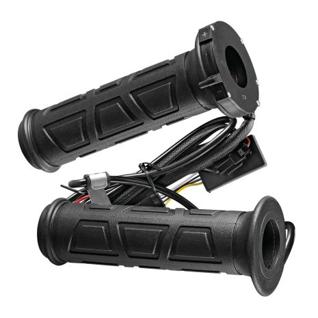 ΧΕΡΟΥΛΙΑ MOTO ΘΕΡΜΑΙΝΟΜΕΝΑ 12V HEATED GRIPS EASY ΜΑΥΡΑ 4 ΕΠΙΠΕΔΩΝ ΘΕΡΜΑΝΣΗΣ LAMPA - 2 ΤΕΜ. Auto Moto Tyres 