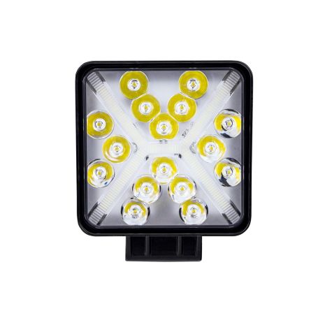 ΠΡΟΒΟΛΕΑΣ ΕΡΓΑΣΙΑΣ 12-30V 46W 46XSMD LED max1300lm ΔΙΑΣΤΑΣΗ:10cm COMBO ΤΕΤΡΑΓΩΝΟΣ ECONO M-TECH -1 ΤΕΜ. Auto Moto Tyres 