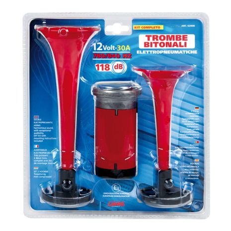 ΔΙΦΩΝΗ ΚΟΡΝΑ ΑΕΡΟΣ 12V - 30A - 118db - 780/840HZ (66mm) Auto Moto Tyres 