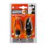 ΦΛΑΣ ΜΗΧΑΝΗΣ ARROW 12V LED (68 x 27 mm) ΜΑΥΡΟ ΜΕ ΠΟΡΤΟΚΑΛΙ ΤΖΑΜΑΚΙ -2 ΤΕΜ. Auto Moto Tyres 