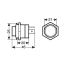ΔΙΑΚΟΠΤΗΣ ON/OFF ΜΕ LED 12/24V - 5Α (ΜΠΛΕ) - 1 ΤΕΜ. Auto Moto Tyres 