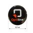 OPTILINE ΑΥΤΟΚΟΛΛΗΤΑ ΖΑΝΤΩΝ 6,7 cm ΛΕΥΚΟ/ΜΑΥΡΟ/ΠΟΡΤΟΚΑΛΙ ΣΜΑΛΤΟΥ - 4 ΤΕΜ. Auto Moto Tyres 