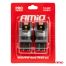 ΛΑΜΠΑΚΙΑ W21/5W 7443 12/24V 6.000K 4xSMD LED CAN-BUS ΚΟΚΚΙΝΟ PRO SERIES AMIO - 2 Τεμ. Auto Moto Tyres 