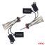 ΛΑΜΠΕΣ LED H15  4300lm 12-24V - 50W - 6000K AMIO - 2 Τεμ. Auto Moto Tyres 