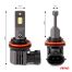 ΛΑΜΠΕΣ LED H8/Η9/Η11 12V 44W 6.500K 3.936lm X4 SERIES AVIATOR PLUG & PLAY ΑΜΙΟ - 2 ΤΕΜ. Auto Moto Tyres 