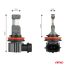 ΛΑΜΠΕΣ LED H8/Η9/Η11/Η16 12V 60W 6.000K 5.600lm +400% LED CAN-BUS HYBRID SERIES AMIO - 2 ΤΕΜ. Auto Moto Tyres 