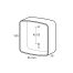 ΦΑΝΑΡΙ 12V - STOP/ΘΕΣΕΩΣ/ΦΛΑΣ - ΓΙΑ ΤΡΕΙΛΕΡ (95 Χ 100 Χ 50mm) - 1 ΤΕΜ. Auto Moto Tyres 