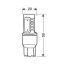 ΛΑΜΠΑΚΙ W21/5W 12V W3x16q MEGA-LED 20 Auto Moto Tyres 