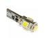 Λάμπα W5W 5xSMD 5050 με CAN-BUS 12V Λευκή 2τεμ. Auto Moto Tyres 