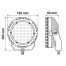 ΠΡΟΒΟΛΕΑΣ BEXTAR 10-30V 62 LED 73W 6.500Κ 6080lm ΚΑΡΦΙ ΜΕ NEON ΘΕΣΕΩΣ ΣΤΡΟΓΓΥΛΟΣ (195x205x65 mm) -1ΤΕΜ. Auto Moto Tyres 