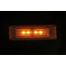 ΦΩΣ ΟΓΚΟΥ ΦΟΡΤΗΓΟΥ 4LED ΠΟΡΤΟΚΑΛΙ 24V 103mm LA3 - 1 ΤΕΜ. Auto Moto Tyres 
