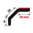 ΔΙΑΚΟΣΜΗΤΙΚΟ SPOILER UNI-SKIRT SK-1 20+30+8mm 250cm Auto Moto Tyres 