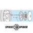 ΑΝΤΑΠΤΟΡΕΣ 17 mm ΓΙΑ SPIKES SPIDER ΑΛΥΣΙΔΕΣ (2 ΤΕΜ.) Auto Moto Tyres 