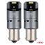 ΛΑΜΠΕΣ P21W BA15S 12/24V 6.000K 2xSMD LED FULL CAN-BUS (ΜΕ ΑΝΕΜΙΣΤΗΡΑΚΙ) ΛΕΥΚΟ PRO SERIES AMIO - 2 ΤΕΜ. Auto Moto Tyres 
