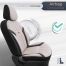 ΚΑΛΥΜΜΑΤΑ ΚΑΘΙΣΜΑΤΩΝ OTOM SWAN 503 BEIGE ΜΑΥΡΟ/ΜΠΕΖ ΛΙΝΟ & ΔΕΡΜΑΤΙΝΗ SETΑΜΙΟ - 1 σετ. Auto Moto Tyres 