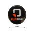 OPTILINE ΑΥΤΟΚΟΛΛΗΤΑ ΖΑΝΤΩΝ 6 cm ΛΕΥΚΟ/ΜΑΥΡΟ/ΠΟΡΤΟΚΑΛΙ ΣΜΑΛΤΟΥ - 4 ΤΕΜ. Auto Moto Tyres 