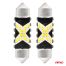 ΛΑΜΠΑΚΙΑ ΠΛΑΦΟΝΙΕΡΑΣ 39mm 12/24V C5W 5500K 12xSMD 2016 CAN-BUS FESTOON (ΛΕΥΚΟ) ΑΜΙΟ - 2 ΤΕΜ. Auto Moto Tyres 