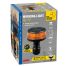 ΦΑΡΟΣ ΠΕΡΙΣΤΡΕΦΟΜΕΝΟΣ 8LED RL-15 9-32V 3 ΛΕΙΤΟΥΡΓΙΩΝ ΒΙΔΩΤΟΣ ΕΛΑΣΤΙΚΟΣ ΠΟΡΤΟΚΑΛΙ 145x105mm Auto Moto Tyres 