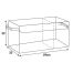 ΚΟΥΤΙ ORGANIZER ΠΟΡΤ ΜΠΑΓΚΑΖ PREMIUM ΑΔΙΑΒΡΟΧΟ 54L 2 ΘΕΣΕΩΝ ΜΕ 2 ΧΕΡΟΥΛΙΑ (XL) (59x32 x32 cm) Auto Moto Tyres 