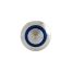 ΔΙΑΚΟΠΤΗΣ ΜΠΟΥΤΟΝ (BUTTON) 12/24V 5Amax 5PIN IP65 ON/OFF ME LED ΜΠΛΕ ΑΝΟΞΕΙΔΩΤΟ ΑΤΣΑΛΙ LAMPA - 1 TEM. Auto Moto Tyres 