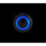 ΔΙΑΚΟΠΤΗΣ ΜΠΟΥΤΟΝ (BUTTON) 12/24V 5Amax 5PIN IP65 ON/OFF ME LED ΜΠΛΕ ΑΝΟΞΕΙΔΩΤΟ ΑΤΣΑΛΙ LAMPA - 1 TEM. Auto Moto Tyres 
