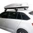 KIT ΜΕ ΜΠΑΡΕΣ ΟΡΟΦΗΣ ΓΙΑ SKODA RAPID SPACEBACK 5D 2013> ΑΛΟΥΜΙΝΙΟΥ & ΜΠΑΓΚΑΖΙΕΡΑ BOX 430 LT (ΛΕΥΚΗ-ΑΣΠΡΗ/ΓΥΑΛΙΣΤΕΡΗ) NORDRIVE Auto Moto Tyres 