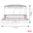 ΦΑΡΟΣ ΦΙΜΕ HEAVY DUTY W28M 12/24V ΠΟΡΤΟΚΑΛΙ 16LED ΜΑΓΝΗΤΙΚΟΣ/ΒΙΔΩΤΟΣ ΜΕ ΦΙΣ ΑΝΑΠΤΗΡΑ Υ89mm Φ110mm AMIO - 1 τεμ. Auto Moto Tyres 