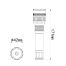 ΦΑΚΟΣ ΧΕΙΡΟΣ 1x10W 240lm IP65 171mm Φ42mm 3300mAh Li-ion TACTICAL LASER FLASHLIGHT M-TECH - 1 Τεμ. Auto Moto Tyres 