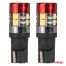 ΛΑΜΠΑΚΙΑ LED T10 W5W 12V/24V LED CAN-BUS 9xSMD 3030 ΛΕΥΚΟ ΦΩΣ 5.500K (ΣΕ ΧΡΩΜΑ ΚΟΚΚΙΝΟ-ΜΑΥΡΟ) AMIO - 2 ΤΕΜ. Auto Moto Tyres 