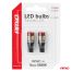ΛΑΜΠΑΚΙΑ LED T10 W5W 12V/24V LED CAN-BUS 9xSMD 3030 ΛΕΥΚΟ ΦΩΣ 5.500K (ΣΕ ΧΡΩΜΑ ΚΟΚΚΙΝΟ-ΜΑΥΡΟ) AMIO - 2 ΤΕΜ. Auto Moto Tyres 