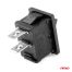 ΔΙΑΚΟΠΤΗΣ ON/OFF 3 ΕΠΑΦΩΝ 12V 20A 12mm x 19mm ΜΑΥΡΟΣ  ΑΜΙΟ - 1 ΤΕΜ. Auto Moto Tyres 