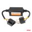 ΑΝΤΙΣΤΑΣΗ ΓΙΑ ΛΑΜΠΕΣ LED H4 12V 3W 120Ω AMIO - 1 τεμ. Auto Moto Tyres 