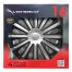 ΤΑΣΙΑ 16" HUBCAP TREND SILVER BLACK - ΣΕΤ ΣΕ ΚΟΥΤΙ - 4 ΤΕΜ. Auto Moto Tyres 