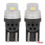 ΛΑΜΠΑΚΙΑ T10 W5W 12/24V 2x3020 SMD LED ΛΕΥΚΟ PURE LIGHT SERIES AMIO - 2 Τεμ. Auto Moto Tyres 