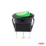 ΔΙΑΚΟΠΤΗΣ ON/OFF 3 ΕΠΑΦΩΝ 12/24V ΣΤΡΟΓΓΥΛΟΣ ΠΡΑΣΙΝΟΣ ΦΩΤΙΣΜΟΣ ΑΜΙΟ - 1 ΤΕΜ. Auto Moto Tyres 