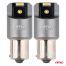 ΛΑΜΠΑΚΙΑ PY21W BAU15s 12/24V 6.000K 2xSMD LED FULL CAN-BUS ΠΟΡΤΟΚΑΛΙ PRO SERIES AMIO - 2 Τεμ. Auto Moto Tyres 