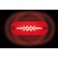 ΦΩΣ ΦΟΡΤΗΓΟΥ 108x44mm 5LED 24V ΚΟΚΚΙΝΟ Auto Moto Tyres 