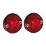 Φώτα Ογκου Φορτηγού 24V 1 Led 2τεμ Κόκκινα R-14 Auto Moto Tyres 