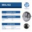 ΦΑΝΑΡΙ ΣΤΡΟΓΓΥΛΟ 7 ΙΝΤΣΩΝ ME 8LED CREE (XML-10W) 9-36V 6000-6500K ΜΑΥΡΟ Auto Moto Tyres 