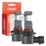 ΛΑΜΠΕΣ LED HΒ3 9005 / HIR1 / H10 12V 60W 6.000K 5.600lm +400% LED CAN-BUS HYBRID SERIES AMIO - 2 ΤΕΜ. Auto Moto Tyres 