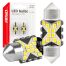 ΛΑΜΠΑΚΙΑ ΠΛΑΦΟΝΙΕΡΑΣ 31mm 12/24V C5W 5500K 12xSMD 2016 CAN-BUS FESTOON (ΛΕΥΚΟ) ΑΜΙΟ - 2 ΤΕΜ. Auto Moto Tyres 