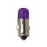 ΛΑΜΠΑΚΙΑ ΜΙΝΙΟΝ (J) 12V/2W BA7s ΜΩΒ 21mm Auto Moto Tyres 