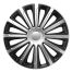 ΤΑΣΙΑ 16" HUBCAP TREND SILVER BLACK - ΣΕΤ ΣΕ ΚΟΥΤΙ - 4 ΤΕΜ. Auto Moto Tyres 