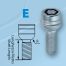 ΜΠΟΥΛΟΝΙΑ ΑΣΦΑΛΕΙΑΣ 14x1,50 34,5mm (17) ΣΦΑΙΡΙΚΑ E110 Auto Moto Tyres 